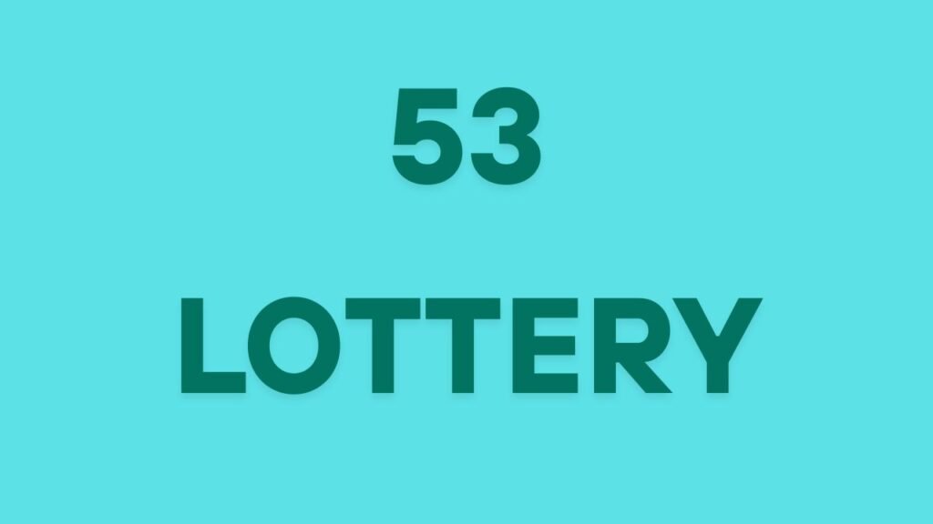 53 Lottery Login